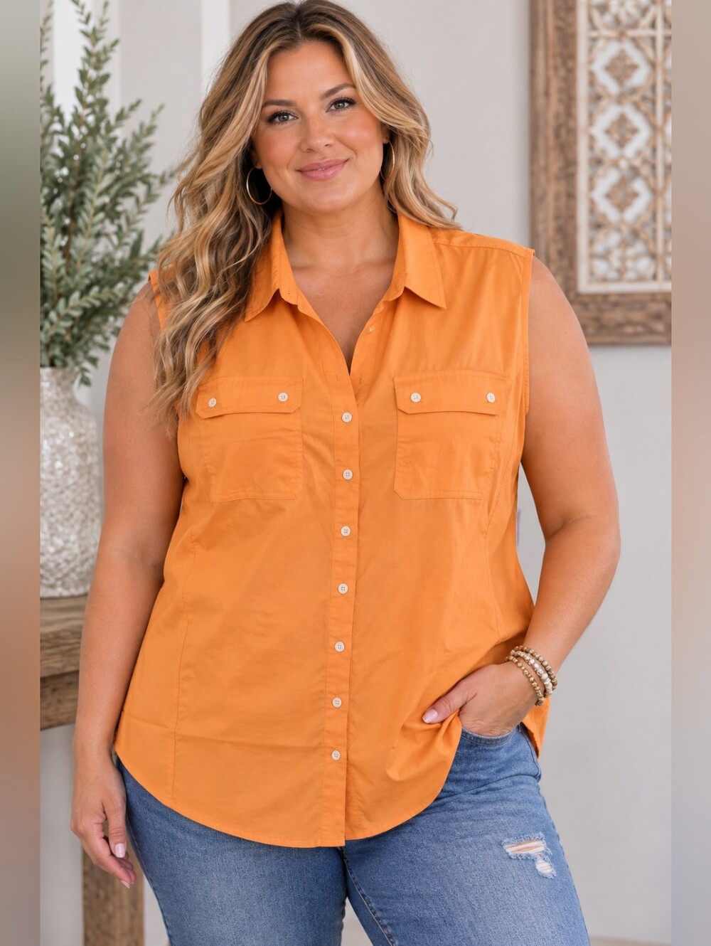 NWT Lee Riders button down top